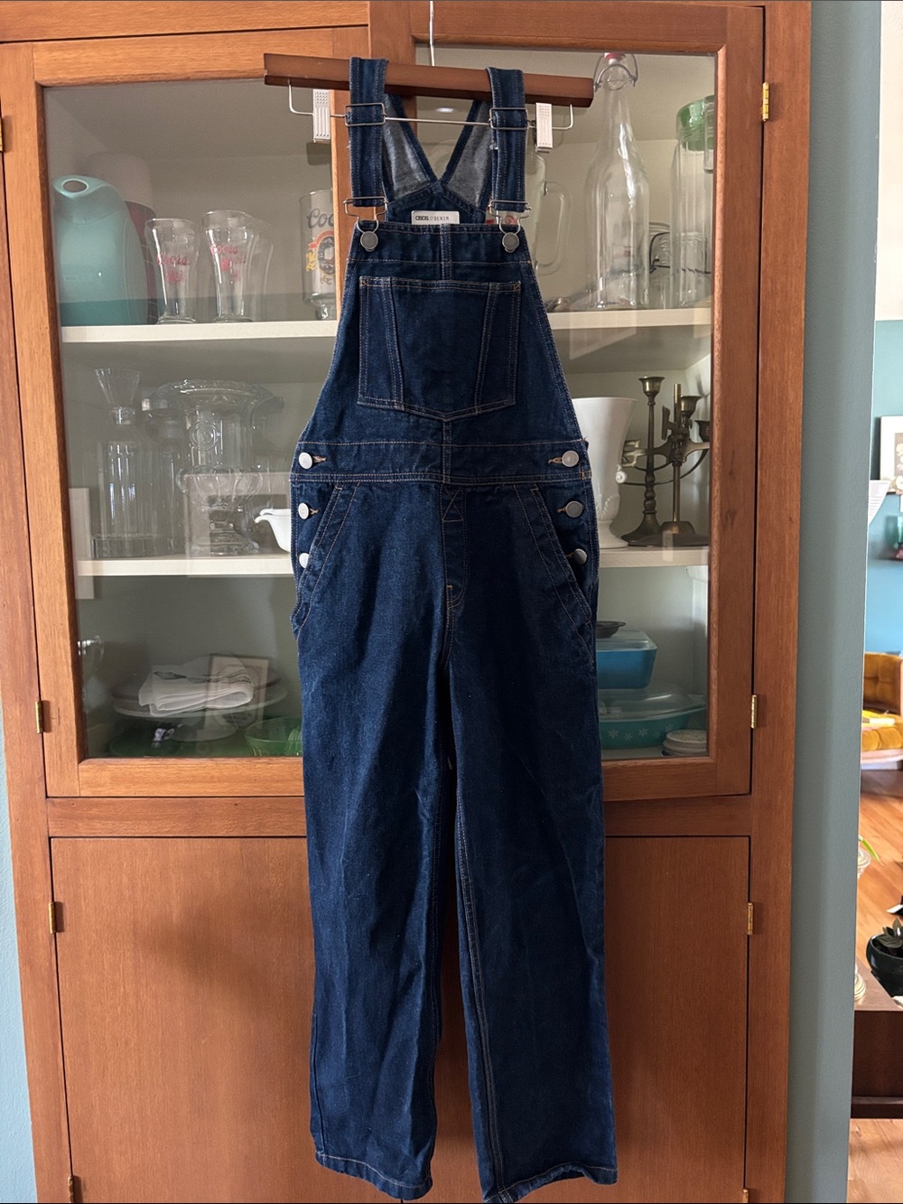 ASOS Dark Indigo Denim Overalls